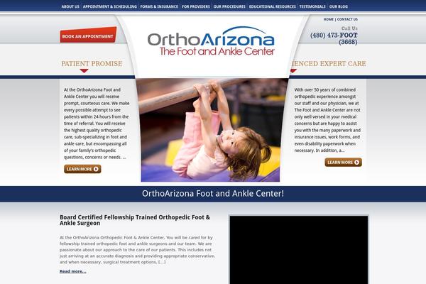 orthoarizonafoot.com site used Footandanklecenter
