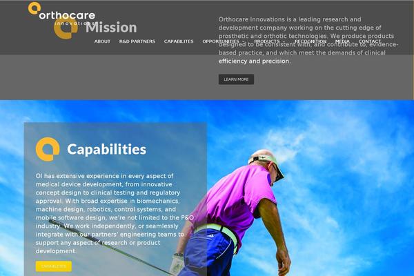 Site using BNS Corner Logo plugin