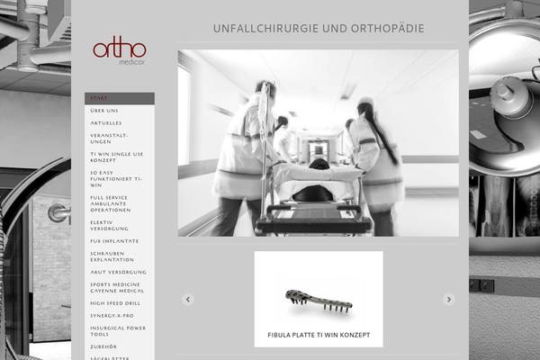 orthomedicor.com site used Ortho