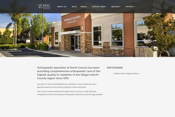 Onyx theme site design template sample