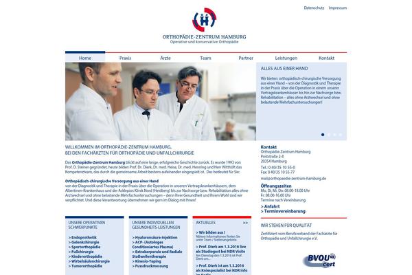 orthopaediezentrumhamburg.de site used Ozh