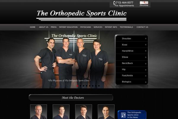 YPO theme site design template sample