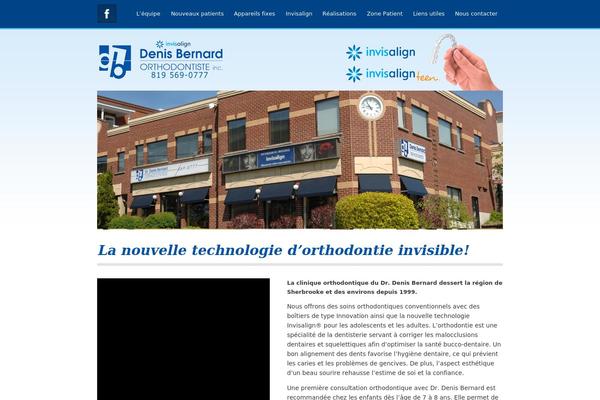 Ortho theme site design template sample