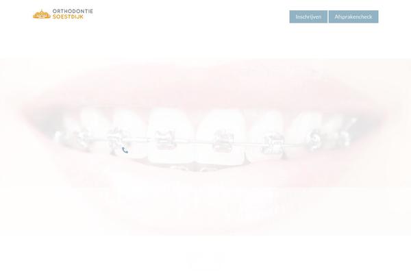 Dental theme site design template sample
