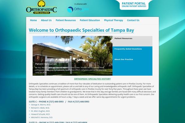 orthospecmd.com site used Orthospec