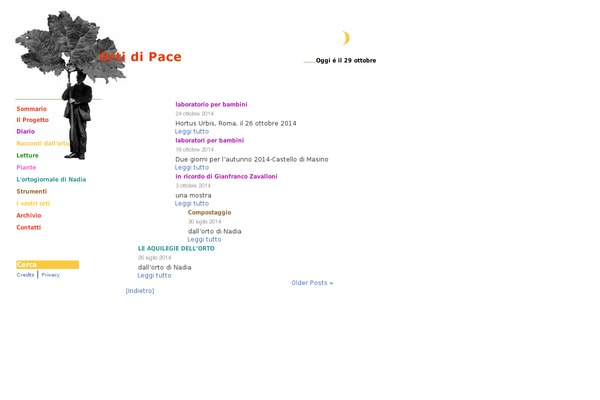 ortidipace.org site used Ortidipace