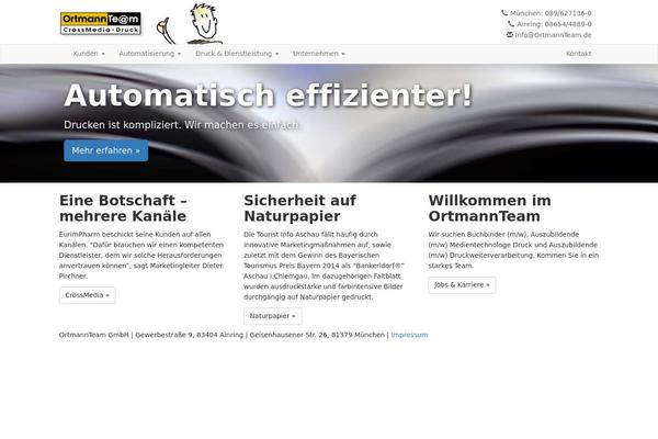 ortmannteam.de site used Ortmannteam2015