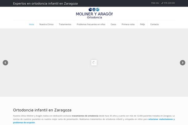ortodonciainfantilzaragoza.com site used Ortodoncia-zaragoza