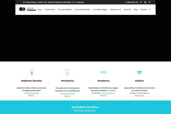 Dante theme site design template sample
