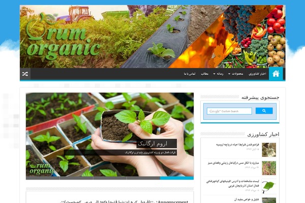 My Sahifa theme site design template sample