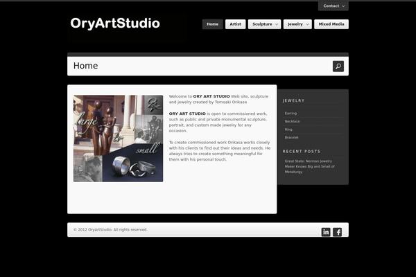 Optimus theme site design template sample