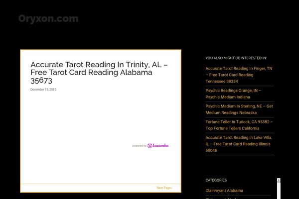 Magazine Pro theme site design template sample