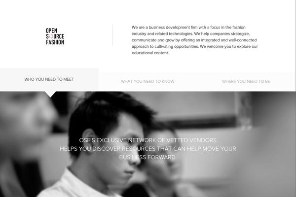 Os theme site design template sample
