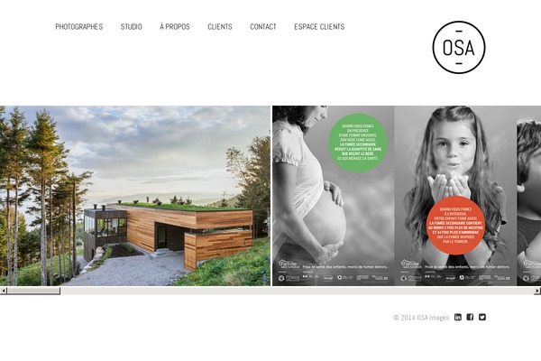 osaimages.com site used Osa