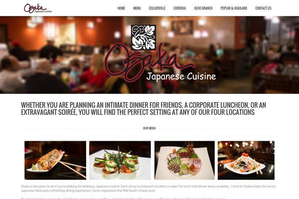 North theme site design template sample