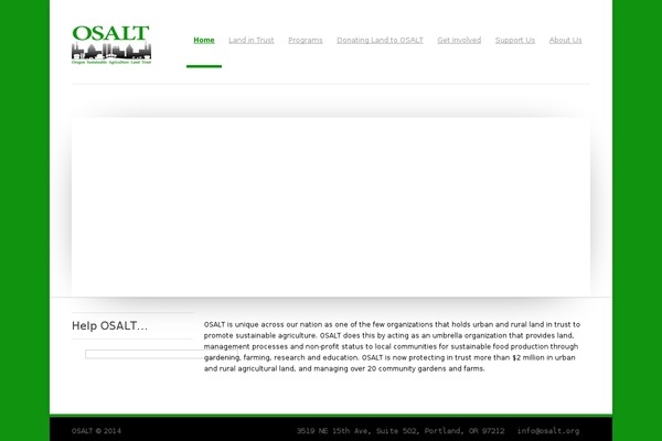 osalt.org site used Progreen