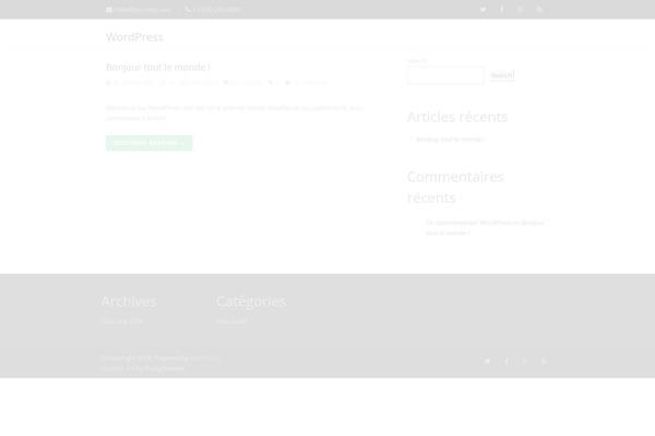 Twenty Twenty-Three theme site design template sample