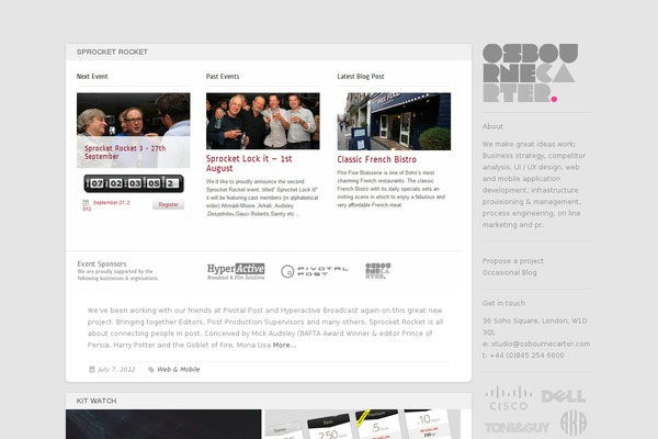 Stumblr theme site design template sample