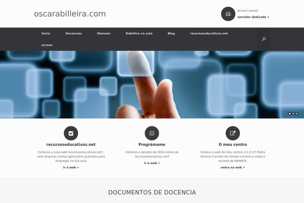 Vantage theme site design template sample
