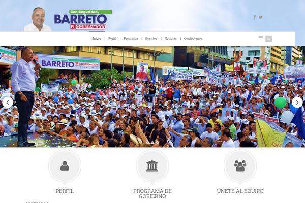 Politicize theme site design template sample