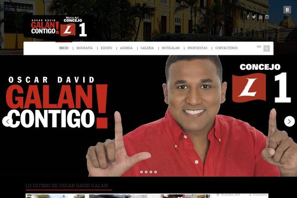 Politicize theme site design template sample