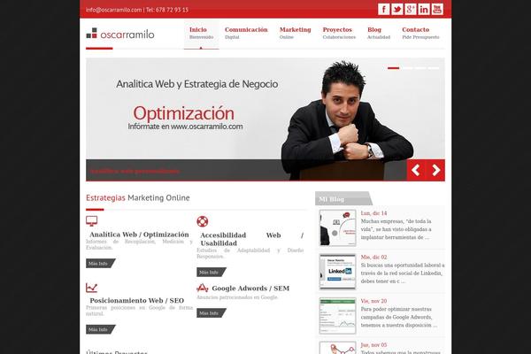 Frontline theme site design template sample