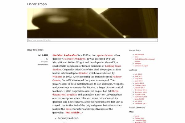Frank theme site design template sample