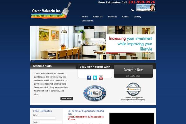 oscarvalenciainc.com site used Oscar