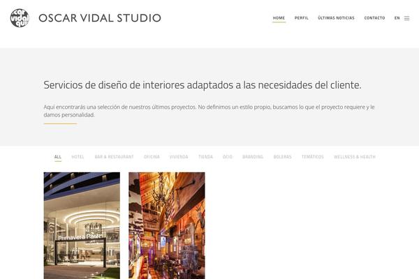 Ambient theme site design template sample