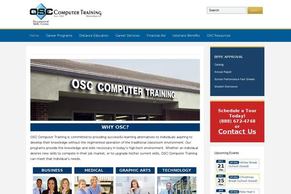 Academica Pro theme site design template sample