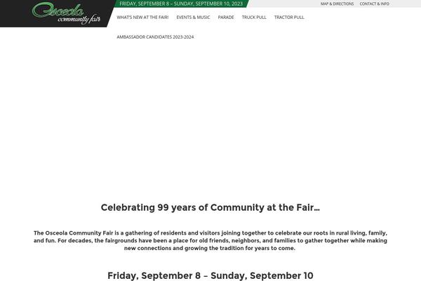 osceolacommunityfair.com site used Osceolacommunityfair