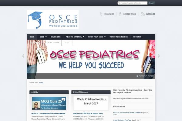 oscepediatrics.com site used Blogitty