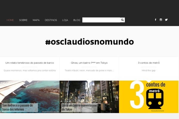 osclaudiosnomundo.com site used Brixton