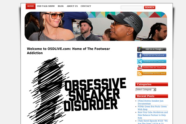 Osd theme site design template sample