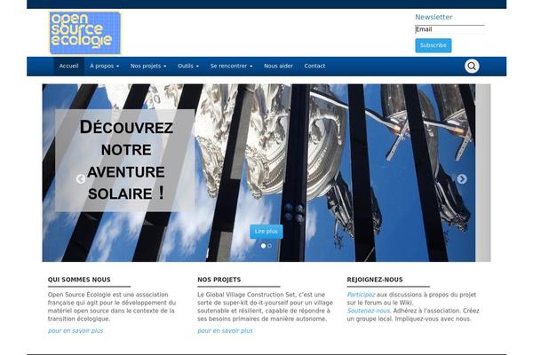 Openstrap theme site design template sample