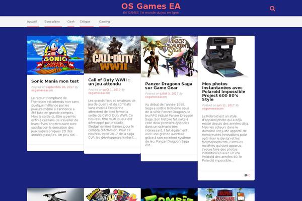 Pingraphy theme site design template sample