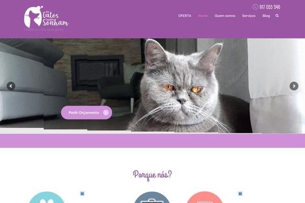 Pet theme site design template sample
