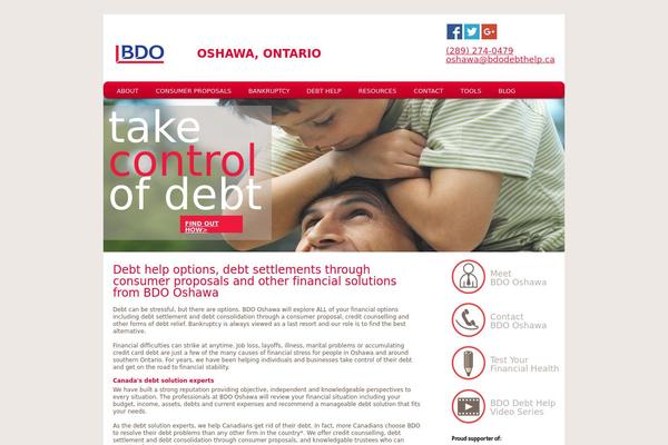 Site using BDO-debt-calculator plugin