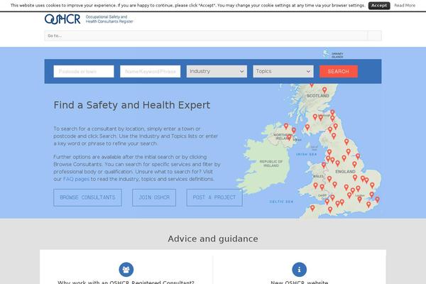 oshcr.org site used Avada Child Theme