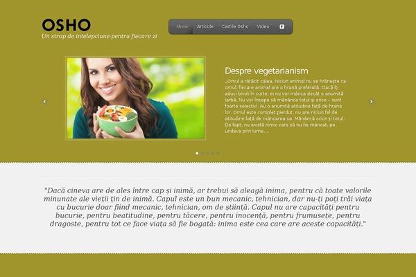 Feather theme site design template sample