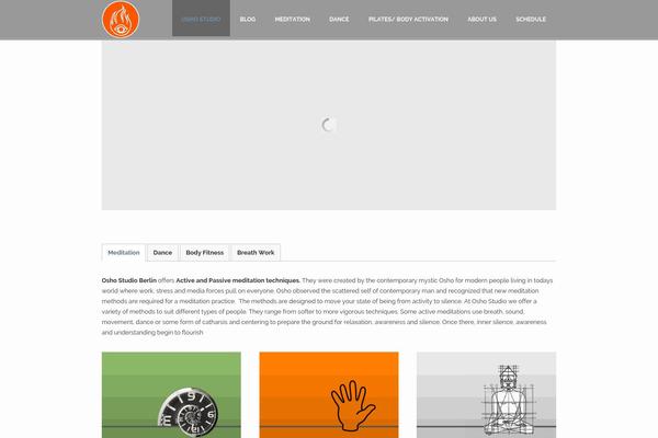 Ikaros theme site design template sample