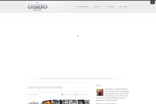 Flipblog theme site design template sample