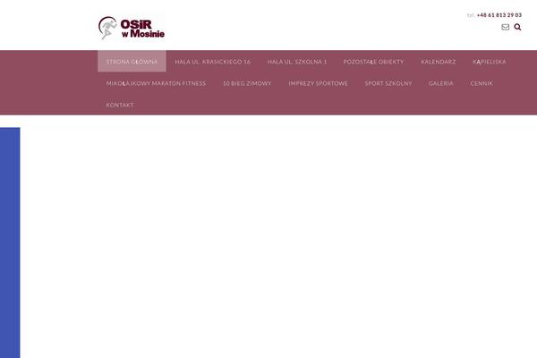 Panoramic theme site design template sample