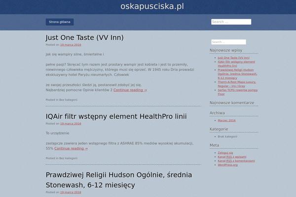 zeeFocus theme site design template sample