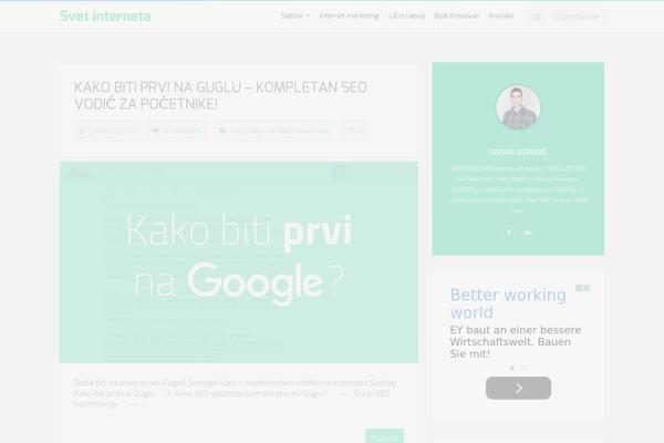 Oskar theme site design template sample