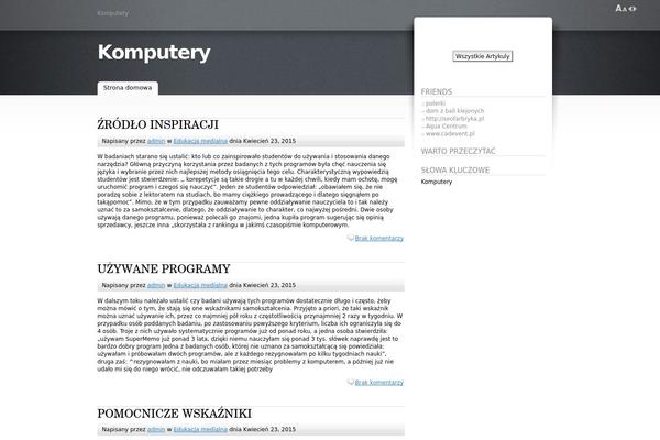 Fusion theme site design template sample