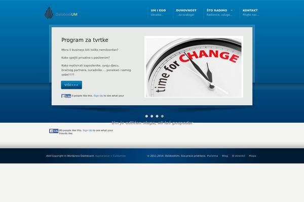 Karma theme site design template sample