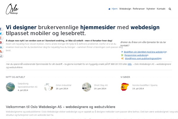 WordPress website example screenshot