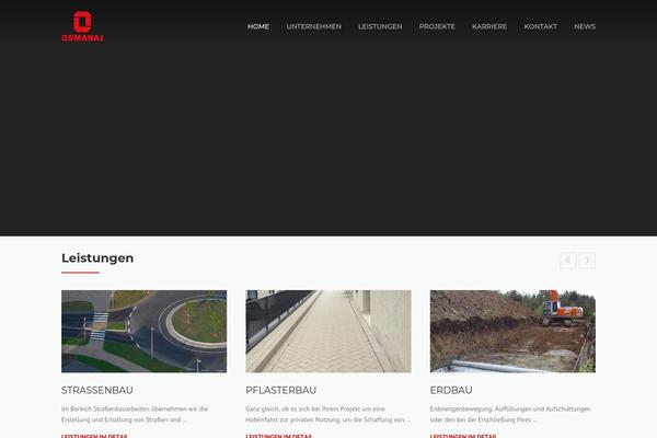 Construction-child theme site design template sample