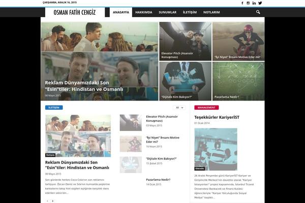 NewsMag theme site design template sample